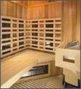 Infrarot Wärmekabine Multiline Innenraum, Sauna